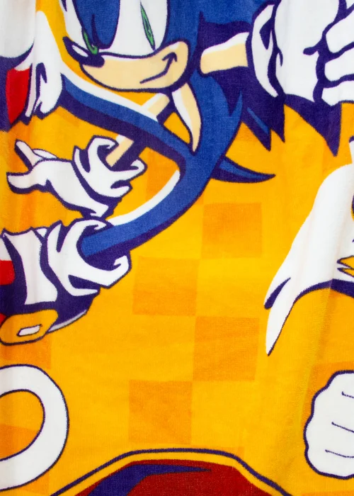 Sonic The Hedgehog Play Orange Towel - 70x140cm Image 3