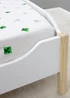 Minecraft Grids White Fitted Sheet - Single Image 3