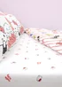 Hello Kitty White Sleepover Fitted Sheet - Double Image 1