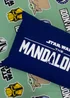 Star Wars Mandalorian Friend Blue Duvet Cover - Single Image 5