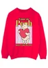 Spiral Galaxy Disney Winnie The Pooh How Sweet Red Graphic Sweatshirt - Small Image 1