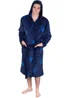England Navy Crest Fleece All-Over Print Dressing Gown - Extra Large Image 1