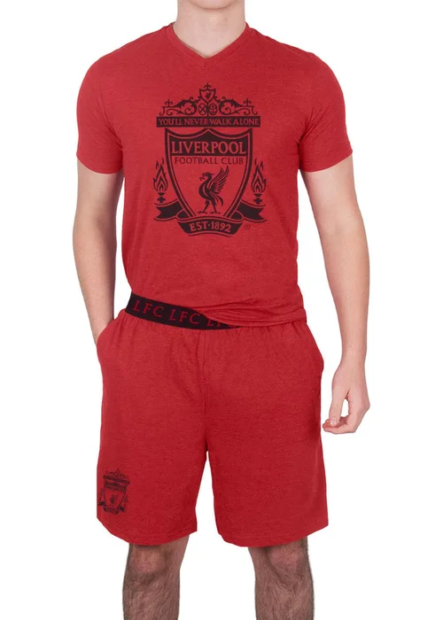 Liverpool FC Red Short Pyjama Set - Medium Image 1