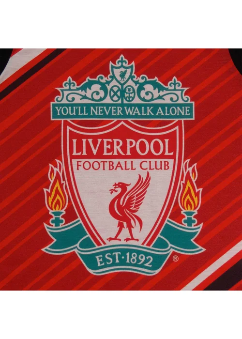 Liverpool FC Boys Black/Red Sublimated Long Pyjama Set (3-14yrs) - Age 11-12 Years Image 5
