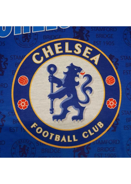 Chelsea Boys Blue FC Short Pyjama Set (4-13yrs) - Age 10-11 Years Image 4