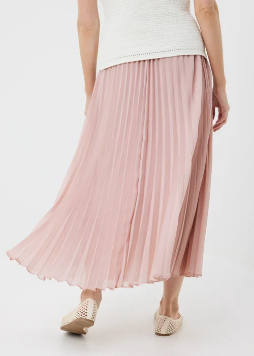 Pink Pleated Midaxi Skirt - 12 Image 2