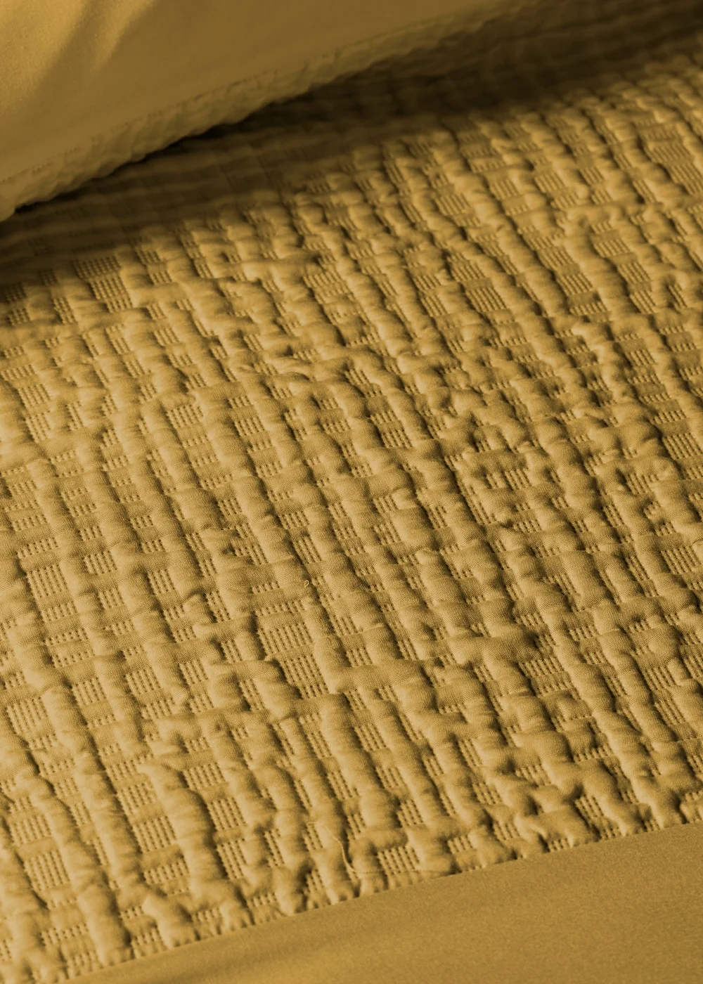 Yellow Grid Pinsonic Duvet Set - Single Image 3