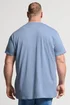 BadRhino Navy Blue 5 Pack Extra Long V-Neck T-Shirts - 7/8 XL Image 4