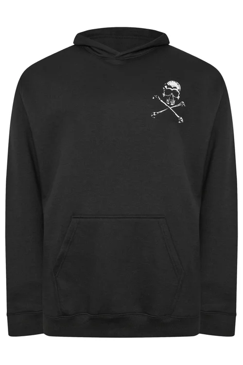 BadRhino Black Skull Graphic Hoodie - 5/6 XL Image 2