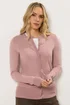 Long Tall Sally Pink Crew Neck Button Cardigan - 18-20 Image 3