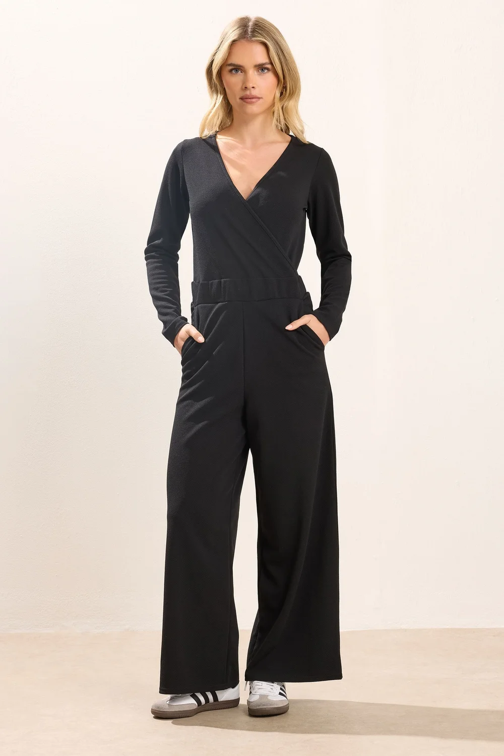 PixieGirl Petite Black Wide Leg Jumpsuit - 12 Image 1