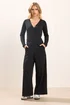 PixieGirl Petite Black Wide Leg Jumpsuit - 12 Image 1