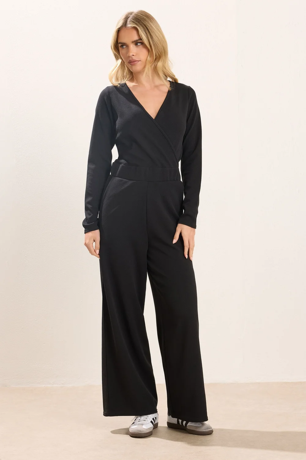 PixieGirl Petite Black Wide Leg Jumpsuit - 12 Image 2