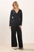 PixieGirl Petite Black Wide Leg Jumpsuit - 12 Image 2