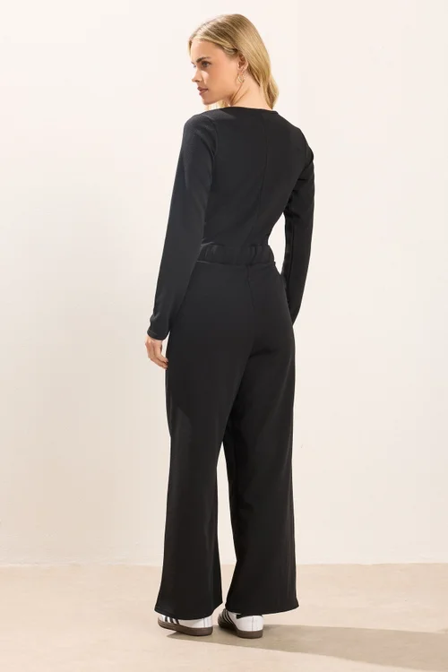 PixieGirl Petite Black Wide Leg Jumpsuit - 12 Image 4