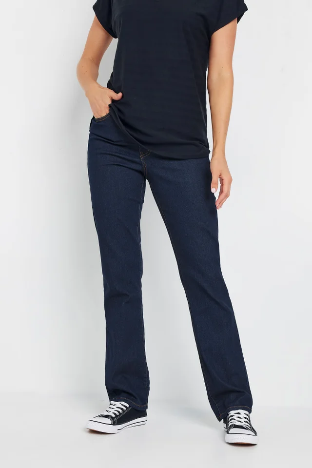 Long Tall Sally Blue Straight Leg Jeans