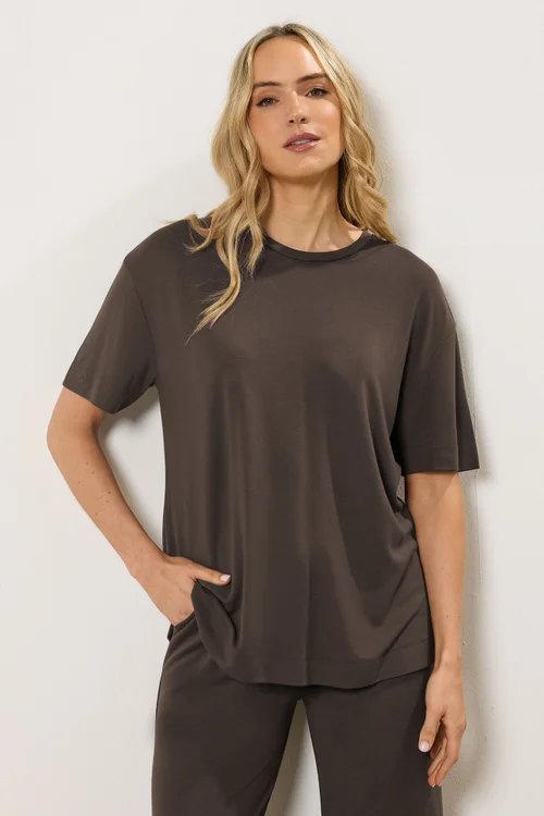 Long Tall Sally Chocolate Brown Premium T-Shirt - 22-24 Image 2