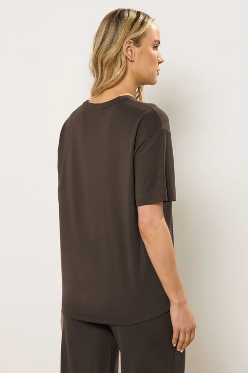 Long Tall Sally Chocolate Brown Premium T-Shirt - 22-24 Image 4