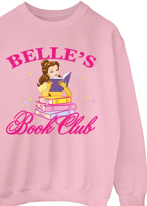 Disney Belle Book Club Pink Graphic Sweatshirt - 3XL Image 2