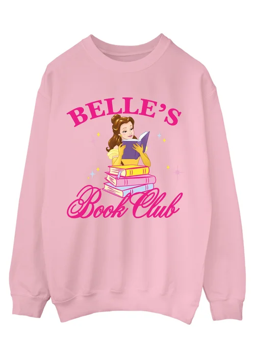 Disney Belle Book Club Pink Graphic Sweatshirt - 3XL Image 1