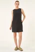 Roman Black Seam Detail Pocket Shift Dress - 12 Image 1