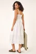 Roman White Crochet Strappy Midi Dress - 18 Image 1