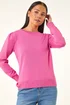 Roman Pink Petite Classic Crew Neck Jumper - 18 Image 1