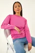 Roman Pink Petite Classic Crew Neck Jumper - 18 Image 2