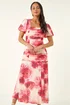 Roman Pink P Ruched Dress - 16 Image 3