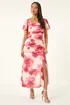 Roman Pink P Ruched Dress - 16 Image 2