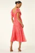 Roman Coral Petite Lace Tiered Dress - 14 Image 3