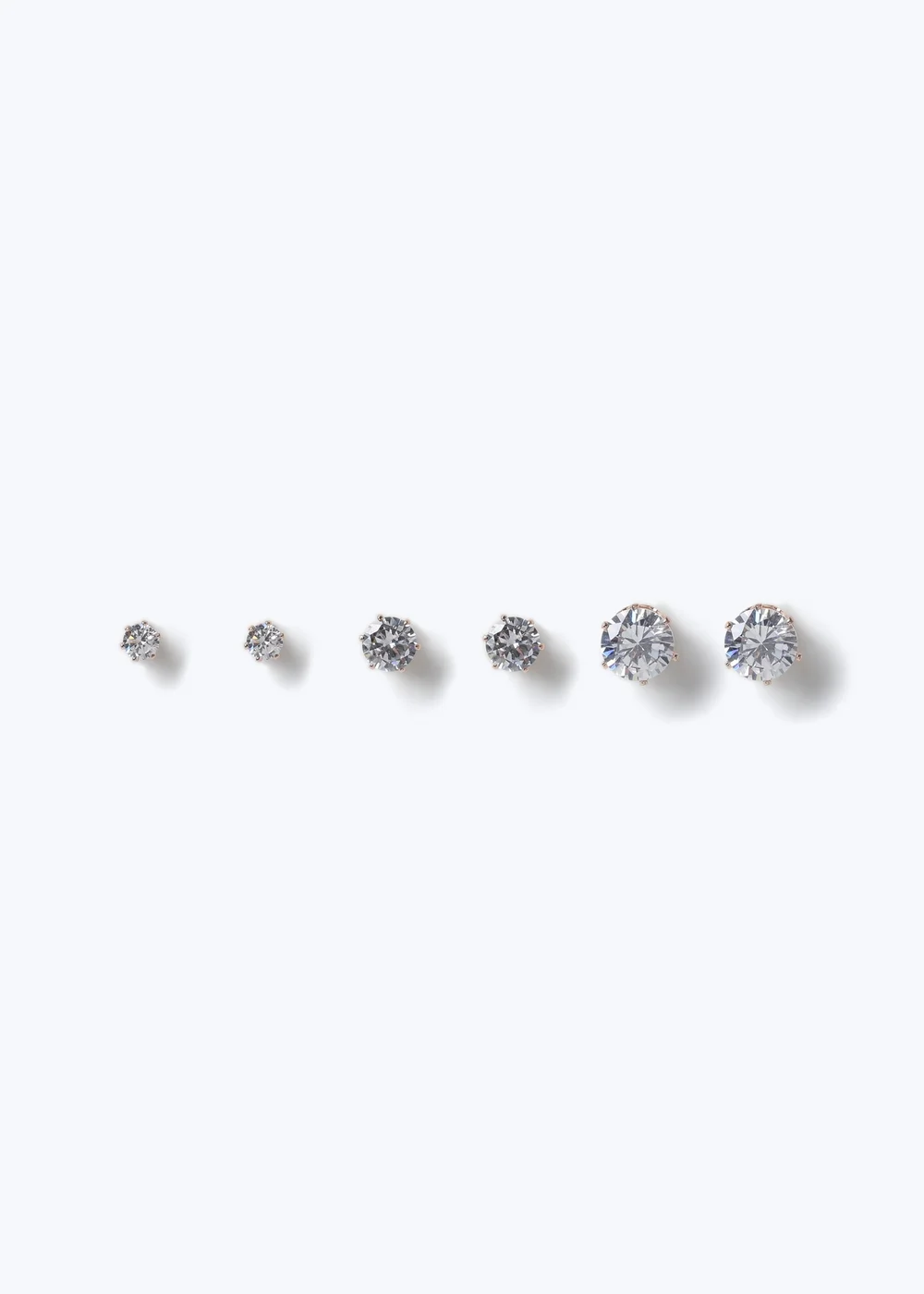 Muse 3 Pack Gold Crystal Stud Earrings - One Size Image 1