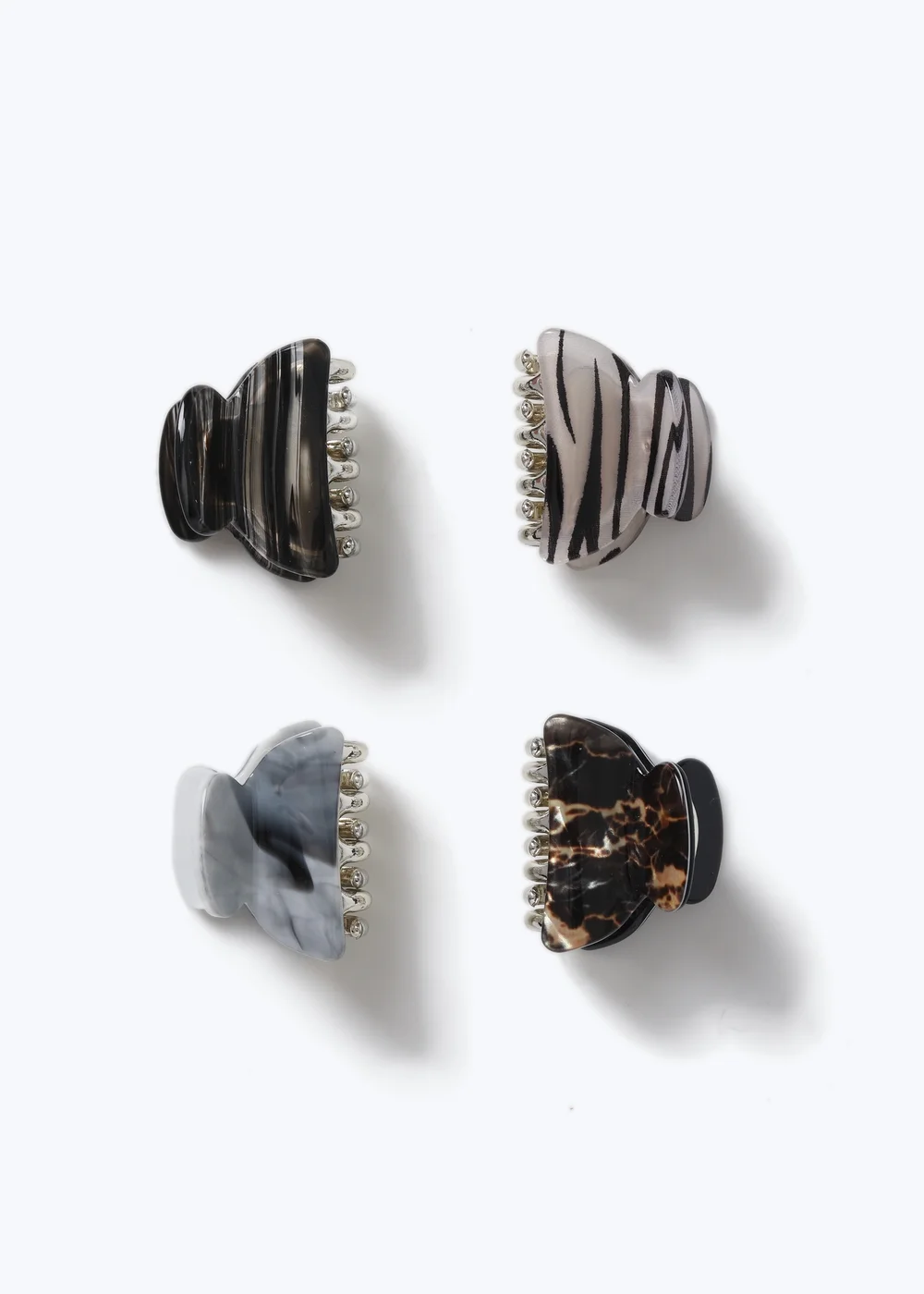 4PK MINI CLAW CLIP - One Size Image 1