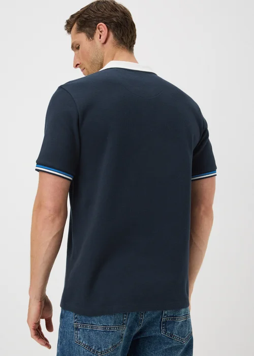 Navy Scotland Football Polo Shirt - XS Image 2