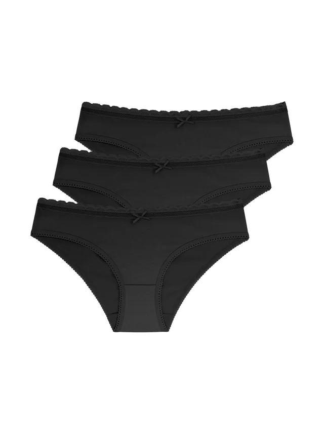 Dorina Black Naomi Brief 3 Pack