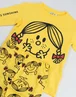 Vanilla Underground Mr. Men & Little Miss Girls Yellow Sunshine Long Pyjama Set (2-8 Years) - 7-8 Yrs Image 3