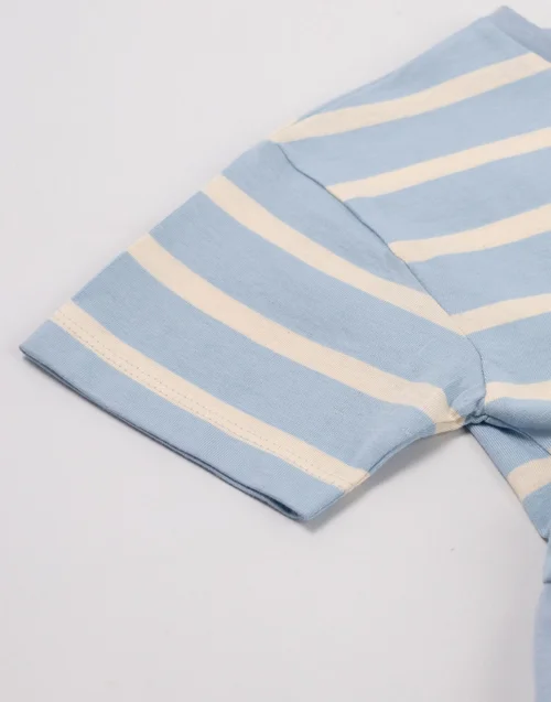 Vanilla Underground Peter Rabbit Girls Blue Stripey Dress (12 mnths - 5 years) - 1.5-2 Yrs Image 5