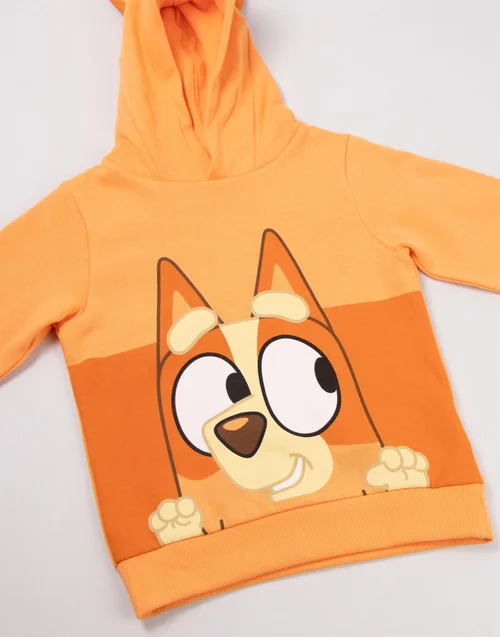 Vanilla Underground Bluey Unisex Kids Brown Bingo Hoodie (18 mnths - 7 years) - 18 - 24 Months Image 3