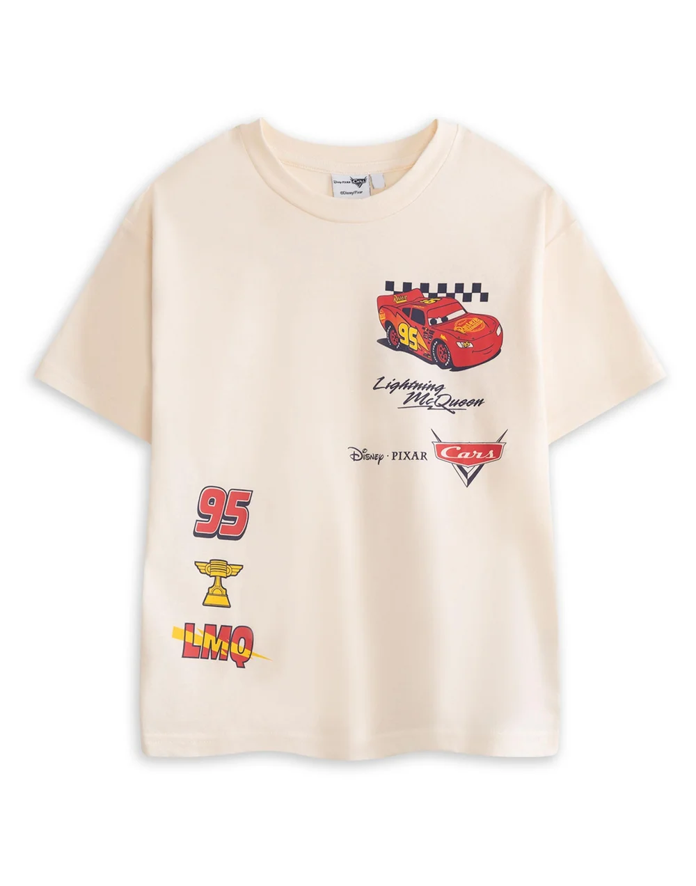 Vanilla Underground Disney Cars Boys Multicoloured Lightning Mcqueen T-Shirts (5-14 Years) - 2 pack - 13-14 Yrs Image 3