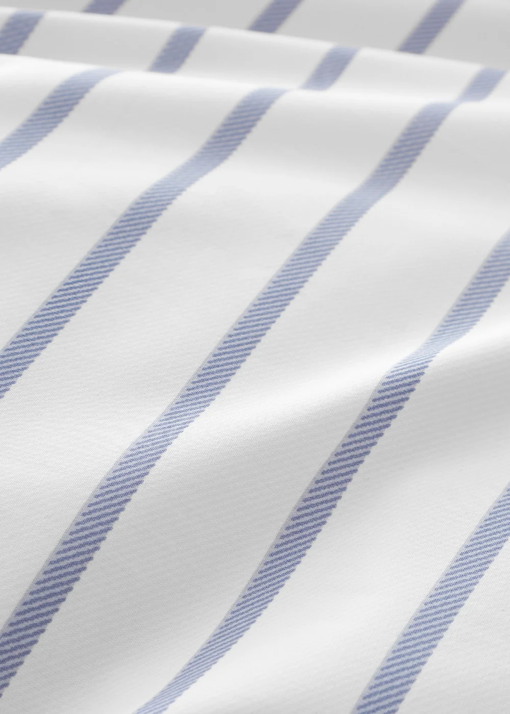 Bianca Fine Linens Hampton Stripe 200 Thread Count Cotton Reversible Duvet Cover Set Blue - Double Image 5