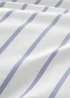 Bianca Fine Linens Hampton Stripe 200 Thread Count Cotton Reversible Duvet Cover Set Blue - Single Image 5