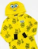 Vanilla Underground SpongeBob SquarePants Unisex Kids Yellow Novelty Onesie (3-14 Years) - Age 5-6 Years Image 2