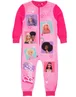 Vanilla Underground Barbie Girls Pink Rainbow Onesie (3-10 Years) - Age 9-10 Years Image 2