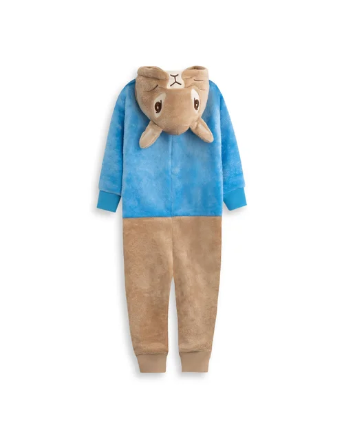 Vanilla Underground Peter Rabbit Unisex Kids Blue Onesie (12 mnths - 5 years) - Age 4-5 Years Image 2