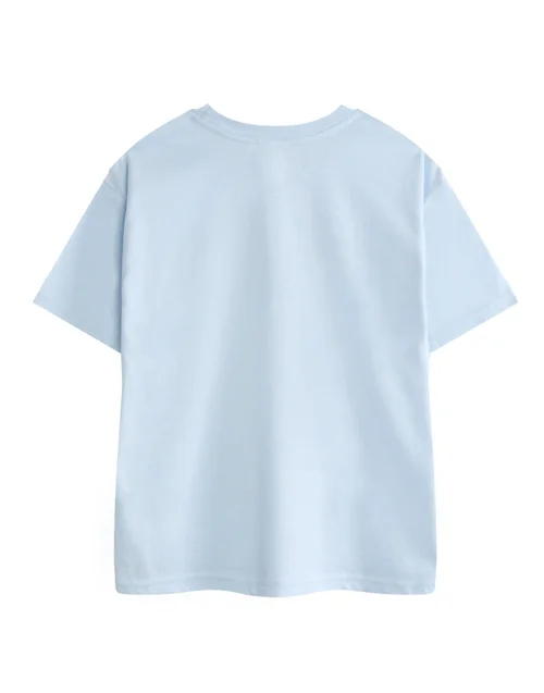 Vanilla Underground Disney Girls Blue Alice In Wonderland T-Shirt (2-10 Years) - 5-6 Yrs Image 2