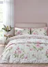 Catherine Lansfield Avebury Floral Reversible Quilted 220x230cm Bedspread Cream - One Size Image 3