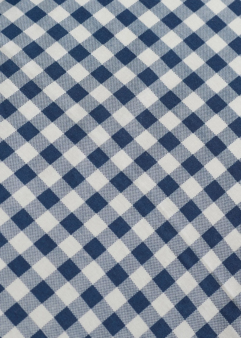 Catherine Lansfield Bamford Gingham Check Fitted Sheet Navy Blue - Single Image 2