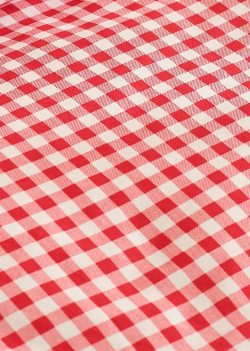 Catherine Lansfield Bamford Gingham Check Fitted Sheet Red - Single Image 2