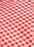 Catherine Lansfield Bamford Gingham Check Fitted Sheet Red - Single Image 2