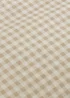 Catherine Lansfield Bamford Gingham Check Fitted Sheet Natural - Single Image 2
